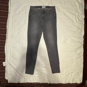 PAIGE Women's Charcoal Skinny Jeans